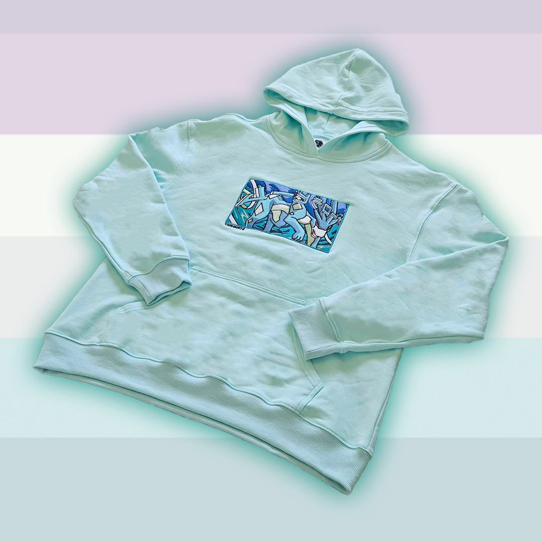Shiny Suicune Embroidered Hoodie