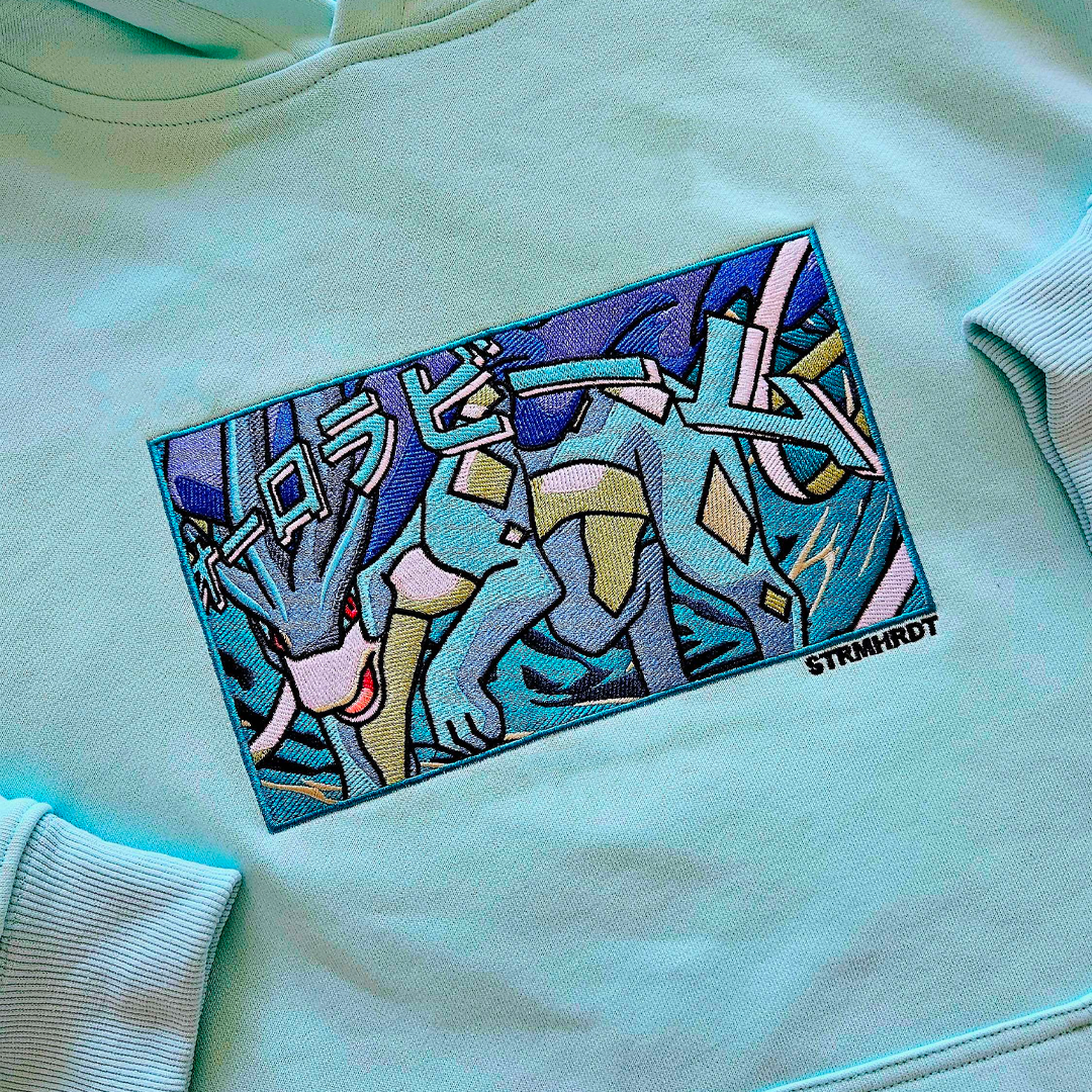 Shiny Suicune Embroidered Hoodie